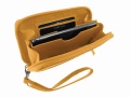Mobile Phone Zip Wallet with strap<br> soft calf leather!