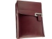 Leather Bag with flap <br> Vachetta leather from Italy